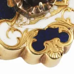 Dokumentációs részletfotó 5 – Biedermeier arany karkötő gránáttal