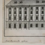 Dokumentációs részletfotó 5 – Martinelli / Kleiner: Az Invalidus-ház metszetpárja