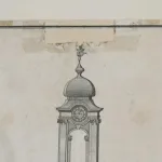 Dokumentációs részletfotó 11 – Martinelli / Kleiner: Az Invalidus-ház metszetpárja