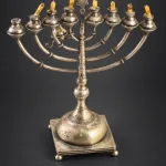 Bemutató látványkép – Orosz ezüst hanukkia