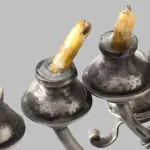 Dokumentációs részletfotó 2 – Orosz ezüst hanukkia