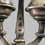 Dokumentációs részletfotó 6 – Orosz ezüst hanukkia